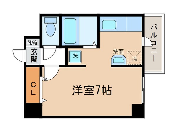 クレセント松蔭の物件間取画像